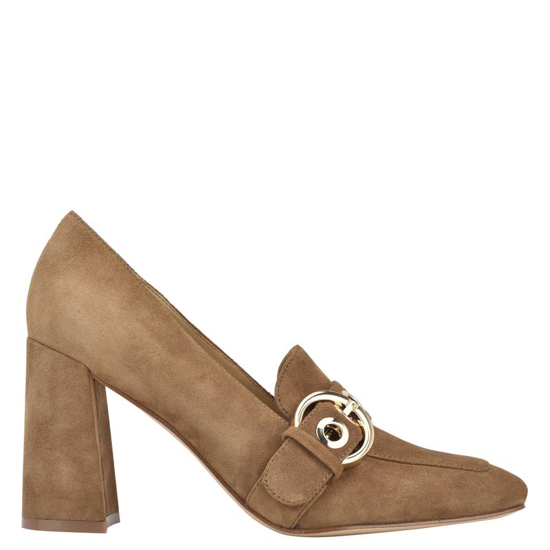 Urila Heeled Loafers - Nine West Clearance