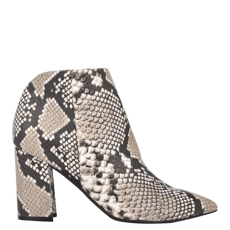 Cadra Heeled Booties - Nine West Clearance