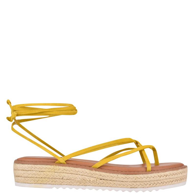 Candid Ankle Wrap Espadrille Sandals - Nine West Clearance