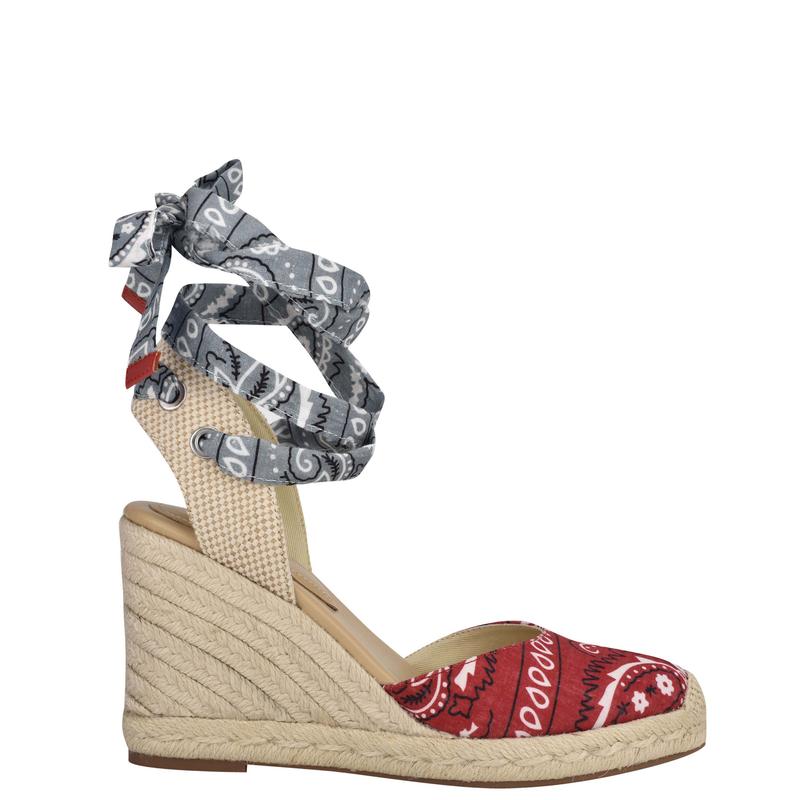 Friend Ankle Wrap Espadrille Wedge Sandals - Nine West Clearance