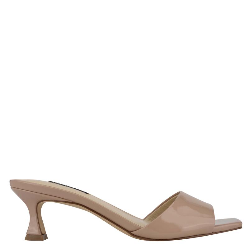 Indra Heeled Slide Sandals - Nine West Clearance