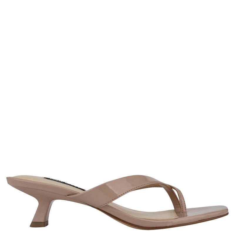 Marigol Heeled Thong Sandals - Nine West Clearance