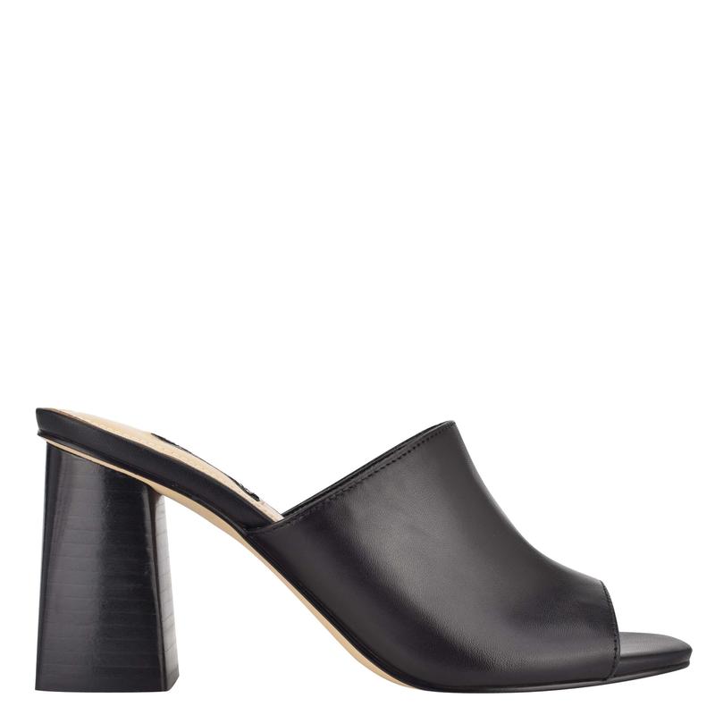 Yuna Heeled Slide Sandals - Nine West Clearance